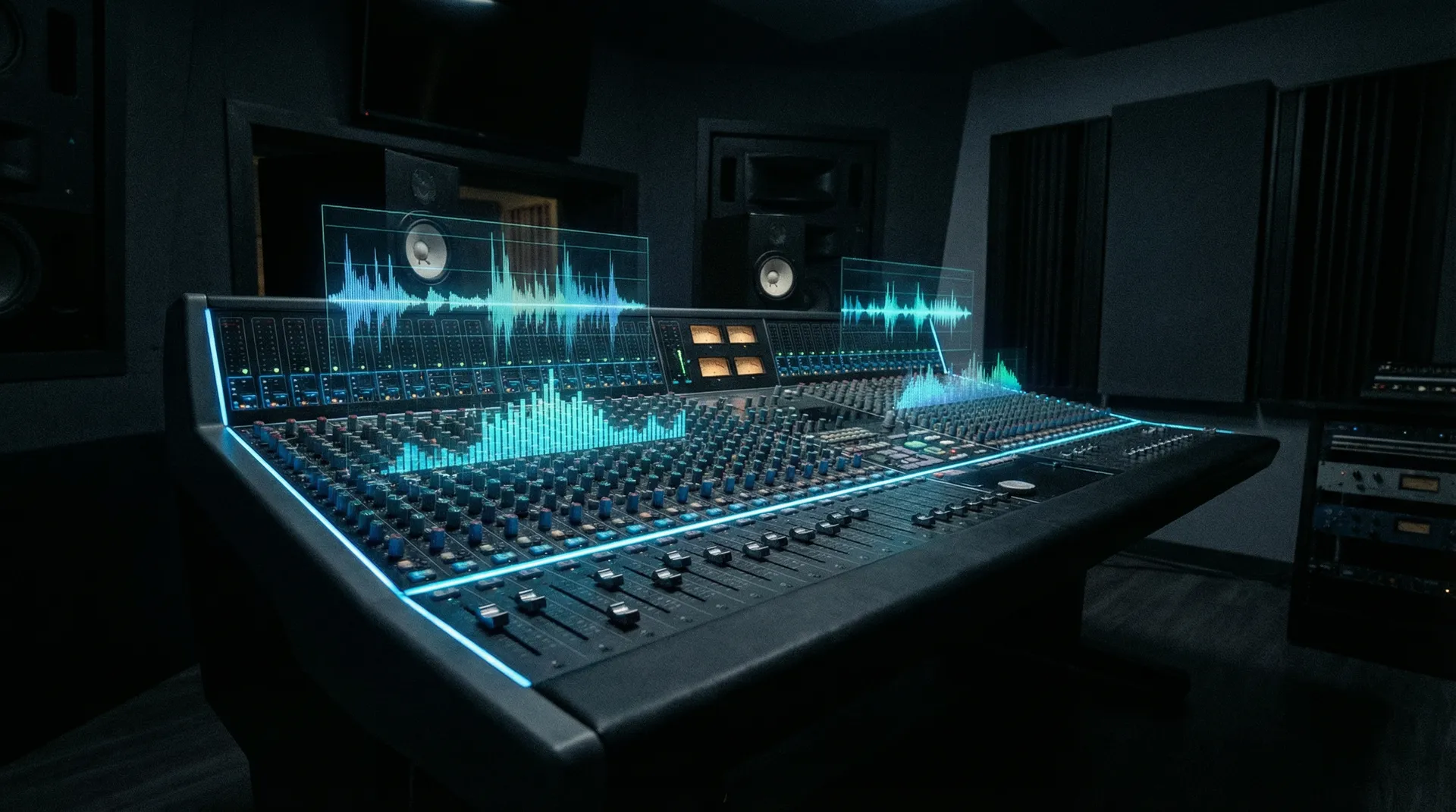 亿博体育官网 专业录音棚混音台与频谱可视化